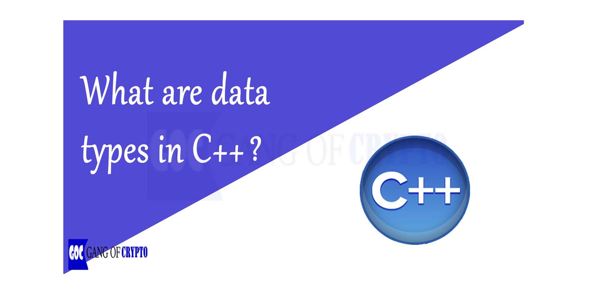 Data Types in C++