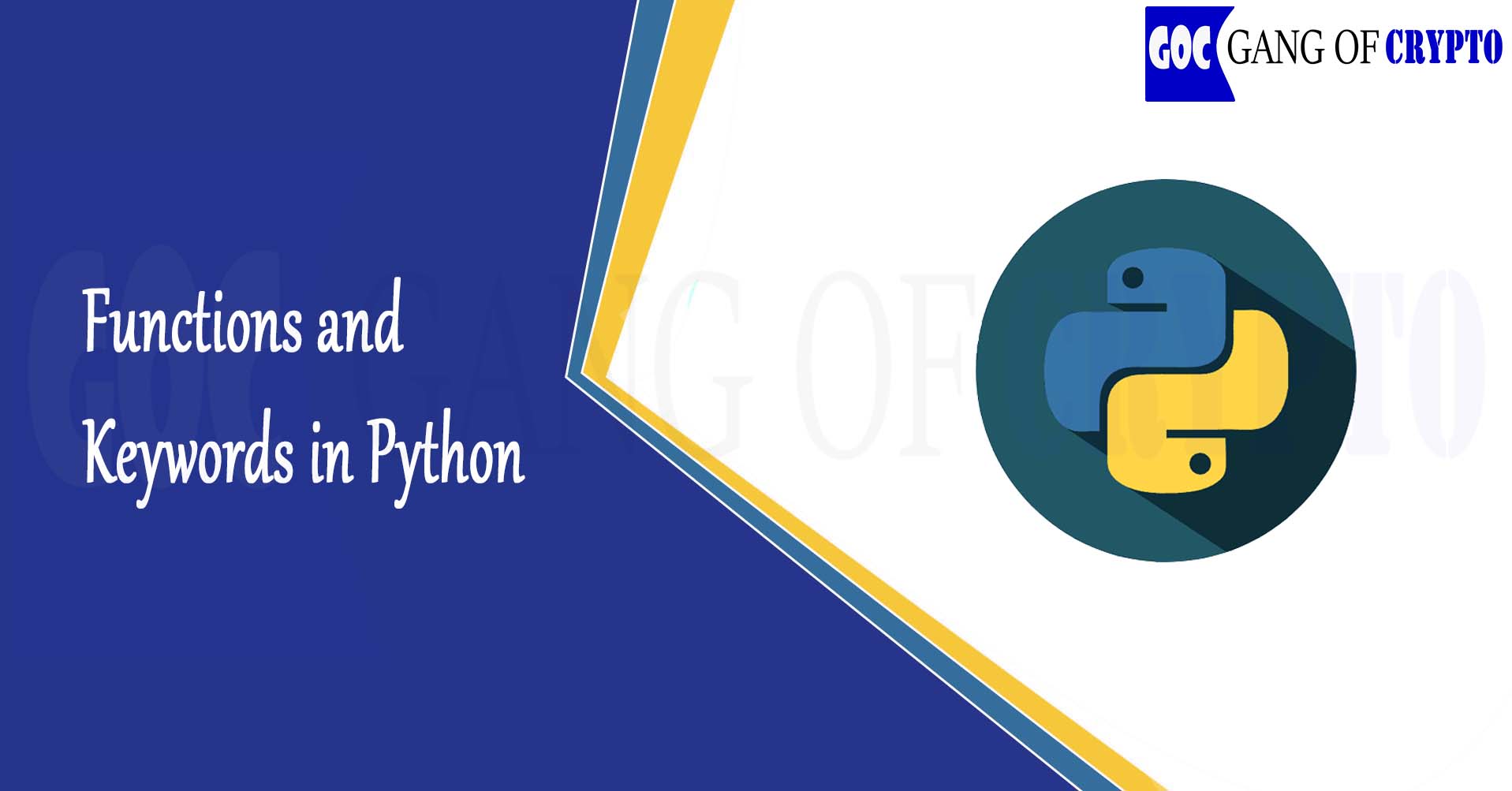 Functions and Keywords in Python